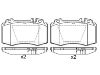刹车片 Brake Pad:003 420 42 20