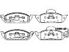 Brake Pad:163 420 03 20