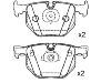 Plaquettes de frein Brake Pad:34 21 6 761 285