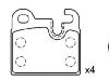 刹车片 Brake Pad:34 21 1 150 556