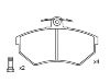 Brake Pad:357 698 151 A