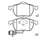 Bremsbelagsatz, Scheibenbremse Brake Pad:4A0 698 151