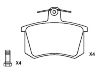 Bremsbelagsatz, Scheibenbremse Brake Pad:4A0 698 451