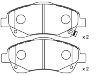 刹车片 Brake pad set:04465-05130