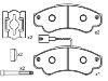 Bremsbelagsatz, Scheibenbremse Brake pad set:141522-066