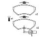 Pastillas de freno Brake pad set:8E0 615 115 B