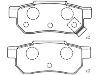 Brake pad set:06022-SP8-000