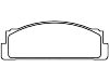 刹车片 Brake pad set:SE-127165005A