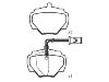 тормозная кладка Brake pad set:RTC4519