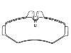 тормозная кладка Brake pad set:2D0 698 451 B