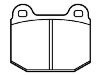 Bremsbelagsatz, Scheibenbremse Brake pad set:D109