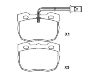 Pastillas de freno Brake pad set:RTC6781