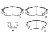 Pastillas de freno Brake Pad:58101-24A00