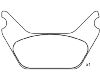 Pastillas de freno Brake Pad:121031
