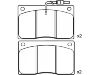 Pastillas de freno Brake Pad:77 01 203 071