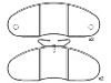 Pastillas de freno Brake Pad:77 01 203 895