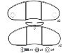 Bremsbelagsatz, Scheibenbremse Brake Pad:631 420 02 20