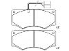 Bremsbelagsatz, Scheibenbremse Brake Pad:190 6243