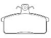 Bremsbelagsatz, Scheibenbremse Brake Pad:00000-A00154