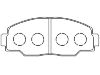 Bremsbelagsatz, Scheibenbremse Brake Pad:04465-25020