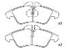 Plaquettes de frein Brake Pad:2D0 698 151