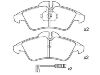Bremsbelagsatz, Scheibenbremse Brake Pad:004 420 55 20