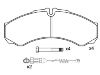 Bremsbelagsatz, Scheibenbremse Brake Pad:299 408 6