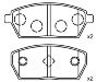 刹车片 Brake Pad:55200-62874