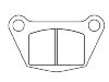 Bremsbelagsatz, Scheibenbremse Brake Pad:141346