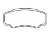 Bremsbelagsatz, Scheibenbremse Brake Pad:141524-066