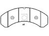 Bremsbelagsatz, Scheibenbremse Brake Pad:8 284 000 224