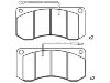 Bremsbelagsatz, Scheibenbremse Brake Pad:5000 297 808