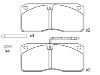 Bremsbelagsatz, Scheibenbremse Brake Pad:150831-066