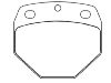 тормозная кладка Brake Pad:150908