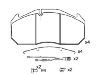 Bremsbelagsatz, Scheibenbremse Brake Pad:5001 834 075