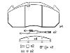 Bremsbelagsatz, Scheibenbremse Brake Pad:81 50820 6001