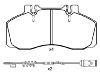 Bremsbelagsatz, Scheibenbremse Brake Pad:190 6999