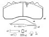 Bremsbelagsatz, Scheibenbremse Brake Pad:190 6439