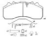 Bremsbelagsatz, Scheibenbremse Brake Pad:1 390 428
