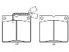 Plaquettes de frein Brake Pad:151222