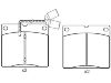 Plaquettes de frein Brake Pad:151223