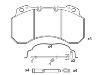 Plaquettes de frein Brake Pad:68321445