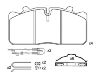 Plaquettes de frein Brake Pad:151253-113