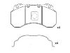 Bremsbelagsatz, Scheibenbremse Brake Pad:151280-067