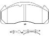 Bremsbelagsatz, Scheibenbremse Brake Pad:2 076 809 2