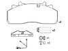 Plaquettes de frein Brake Pad:151623-124