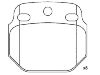 Plaquettes de frein Brake Pad:190 6118