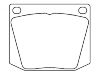 Plaquettes de frein Brake Pad:GBP90110