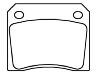 Plaquettes de frein Brake Pad:GBP90141