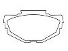 Plaquettes de frein Brake Pad:GBP00106